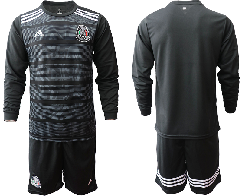 2019-20 Mexico Home Long Sleeve Soccer Jersey