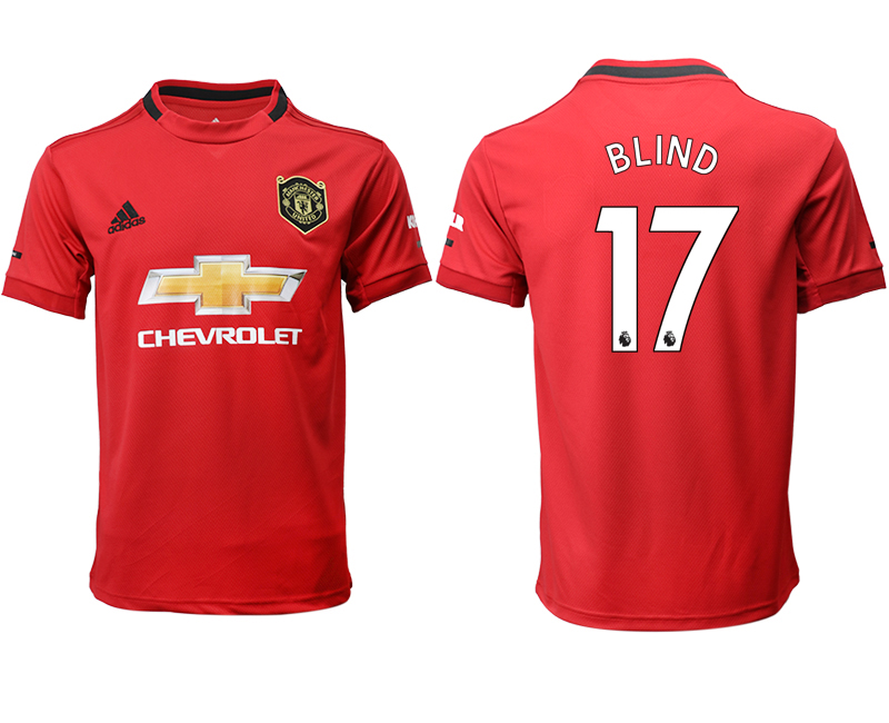 2019-20 Manchester United 17 BLIND Home Thailand Soccer Jersey