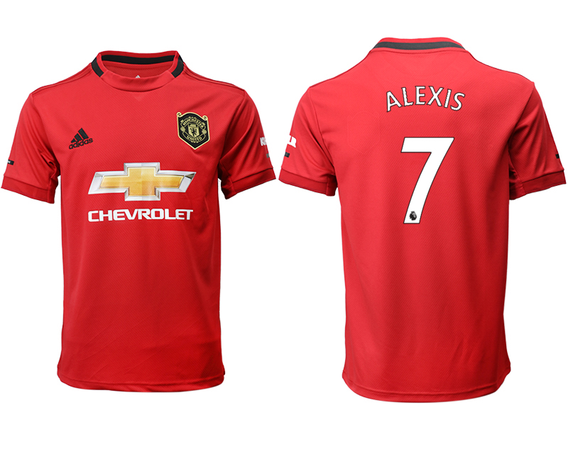 2019-20 Manchester United 7 ALEXIS Home Thailand Soccer Jersey