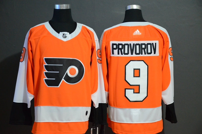 Flyers 9 Ivan Provorov Orange Adidas Jersey