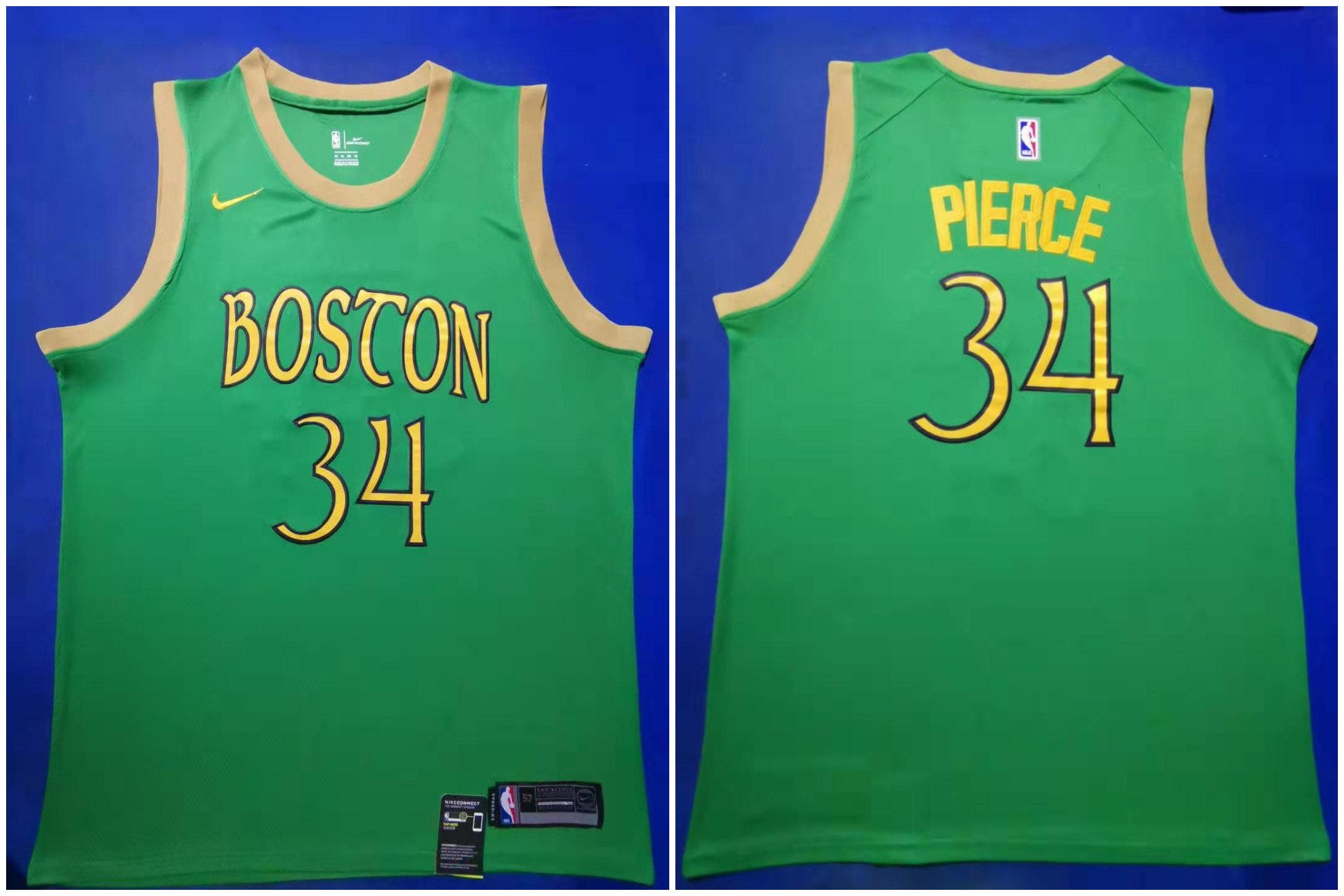 Celtics 34 Paul Pierce Green 2019-20 City Edition Swingman Jersey