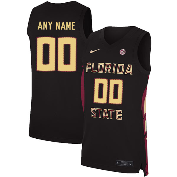 Florida State Seminoles Customized Black Nike Basketball College Jersey