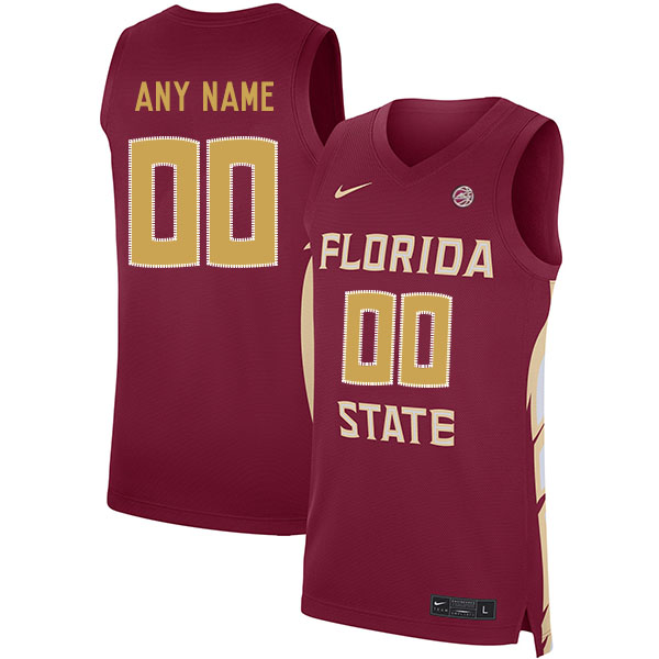 Florida State Seminoles Customized Red Nike Basketball College Jersey