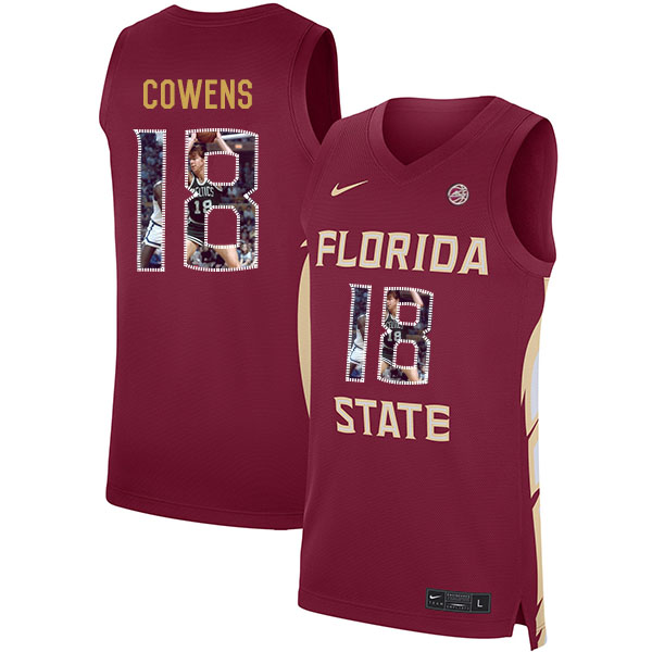 Florida State Seminoles 18 Dave Cowens Red Nike Basketball College Fashion Jersey