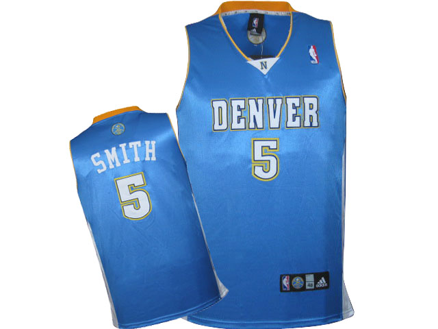 Nuggets 5 Jr. Smith Blue Jersey