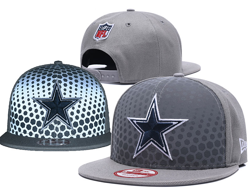 Cowboys Team Silver Gray Adjustable Hat GS