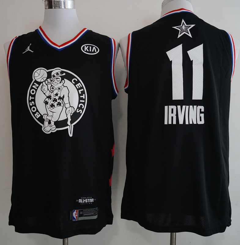 Celtics 11 Kyrie Irving Black 2019 NBA All-Star Game Jordan Brand Swingman Jersey