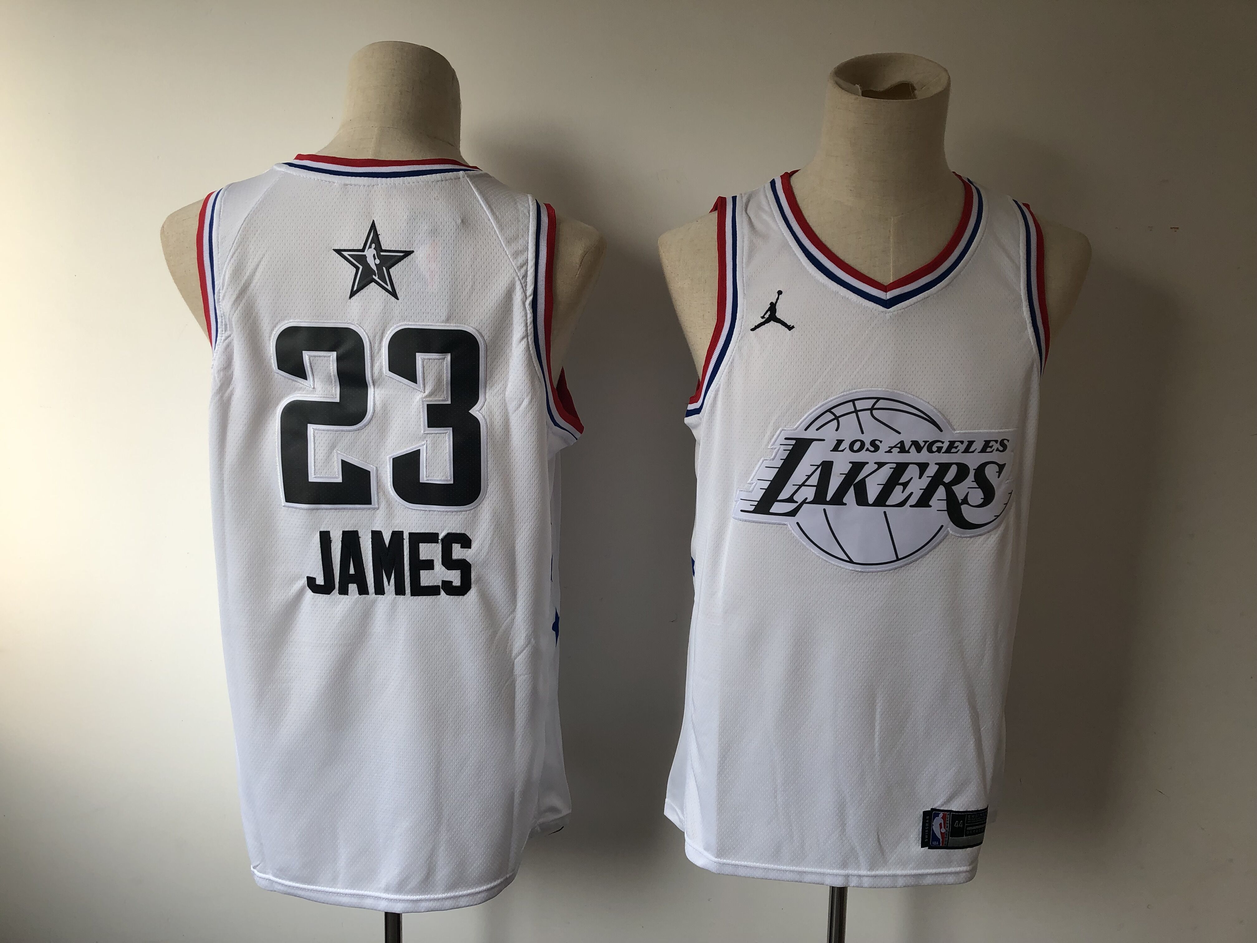 Lakers 23 Lebron James White 2019 NBA All-Star Game Jordan Brand Swingman Jersey(Without The Sponsor's Logo)
