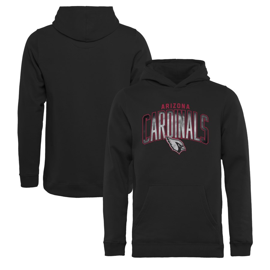 Arizona Cardinals NFL Pro Line by Fanatics Branded Youth Arch Smoke Pullover Hoodie Black