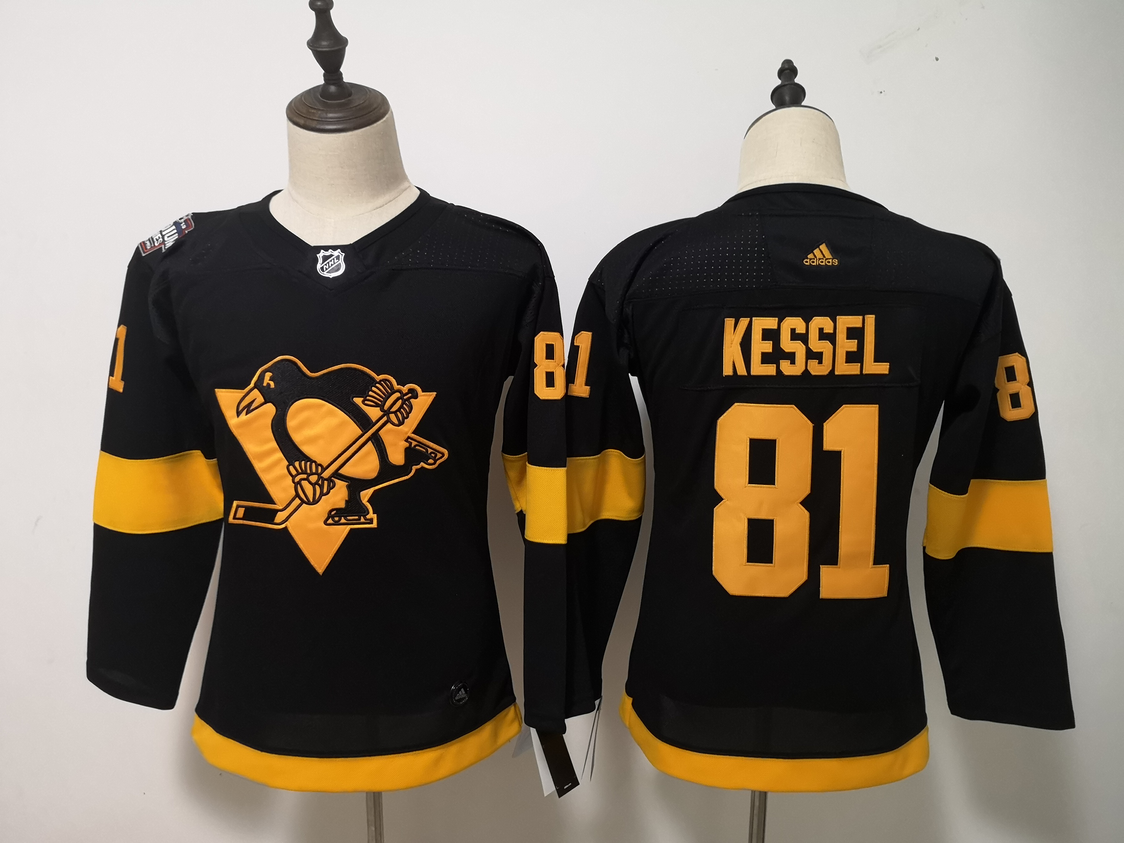 Penguins 81 Evgeni Kessel Black Youth 2019 NHL Stadium Series Adidas Jersey