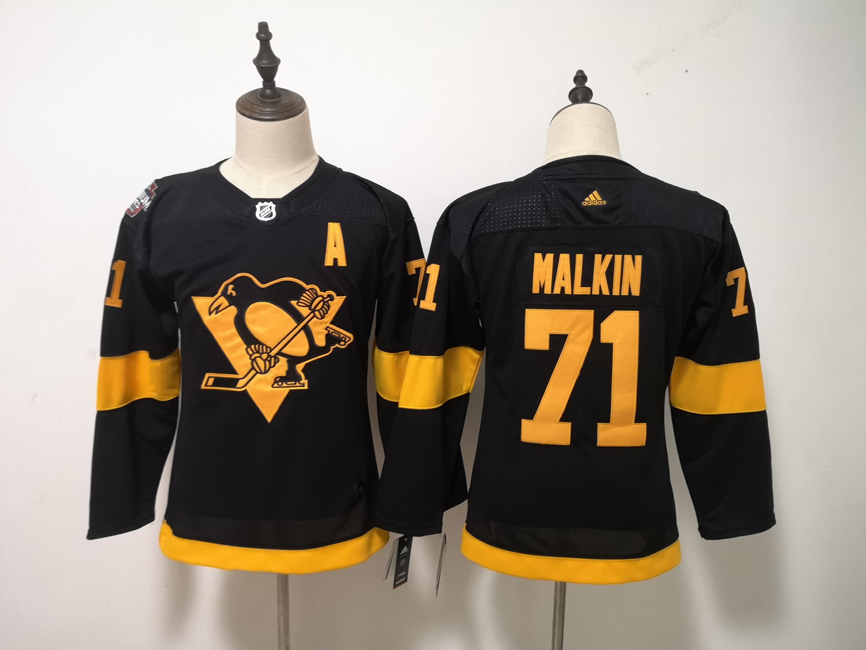 Penguins 71 Evgeni Malkin Black Youth 2019 NHL Stadium Series Adidas Jersey
