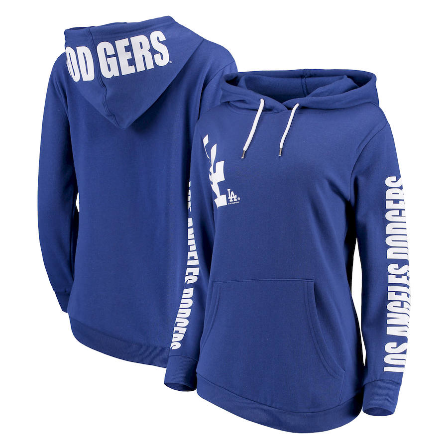 Los Angeles Dodgers G III 4Her by Carl Banks Women's 12th Inning Pullover Hoodie Royal