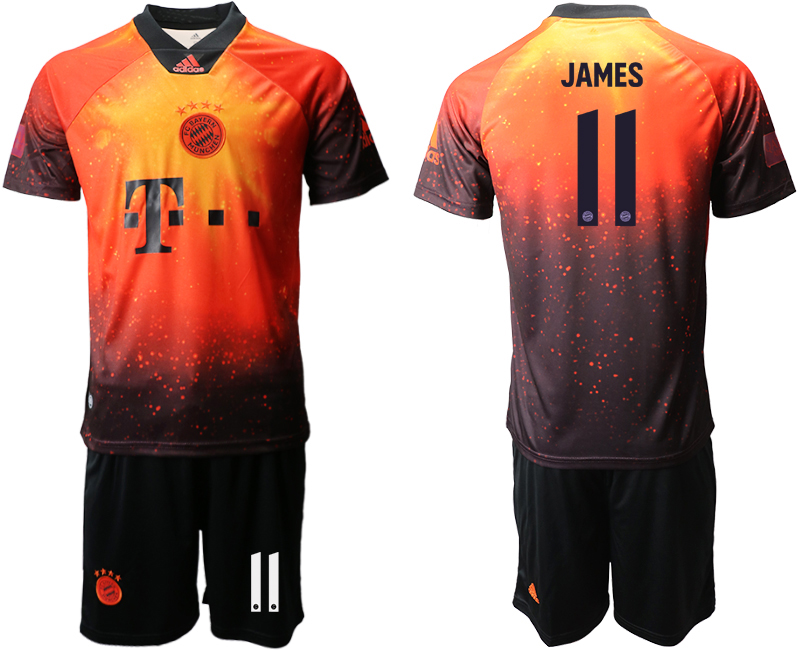 2018-19 Bayern Munich 11 JAMES FIFA Digital Kit Soccer Jersey