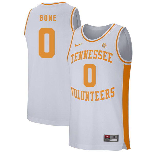 Tennessee Volunteers 0 Jordan Bone White College Basketball Jersey