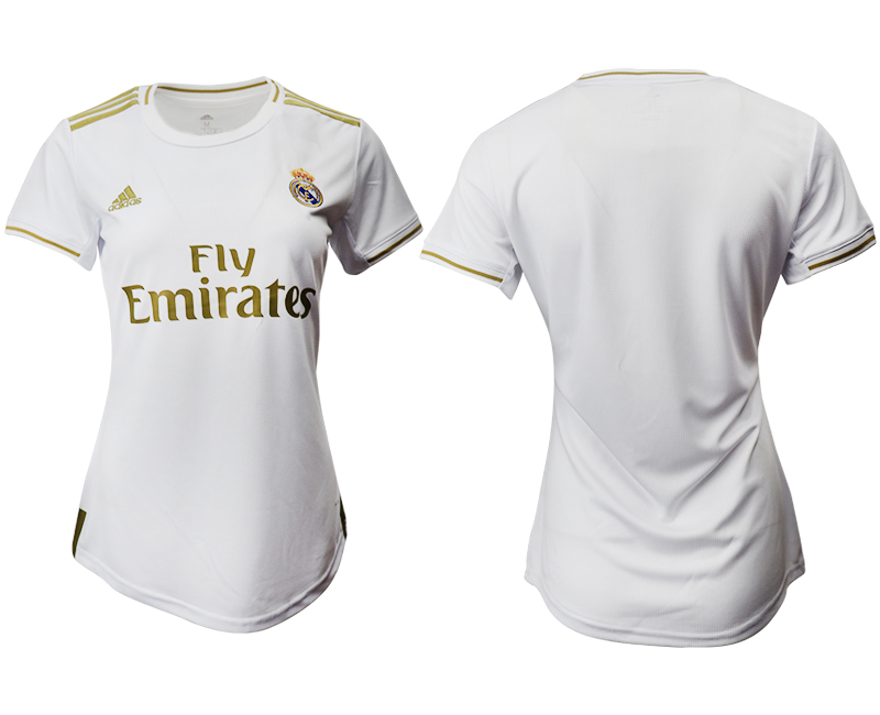 2019-20 Real Madrid Home Women Soccer Jersey