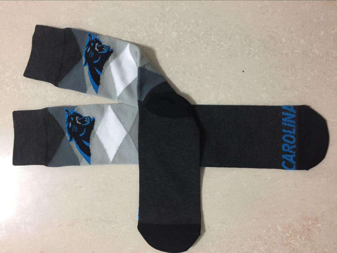 Carolina Panthers Team Logo NFL Socks
