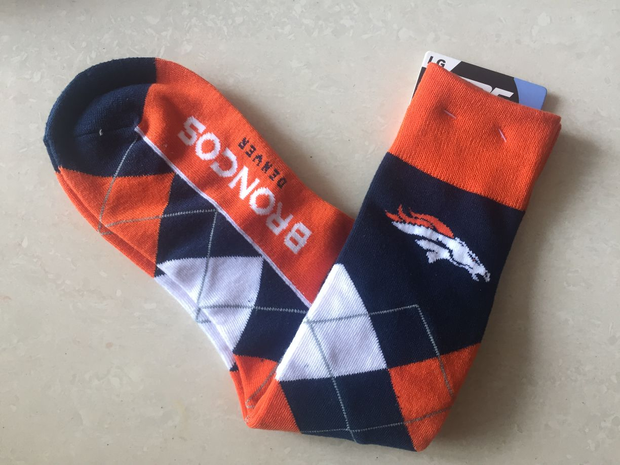 Denver Broncos Team Logo NFL Socks