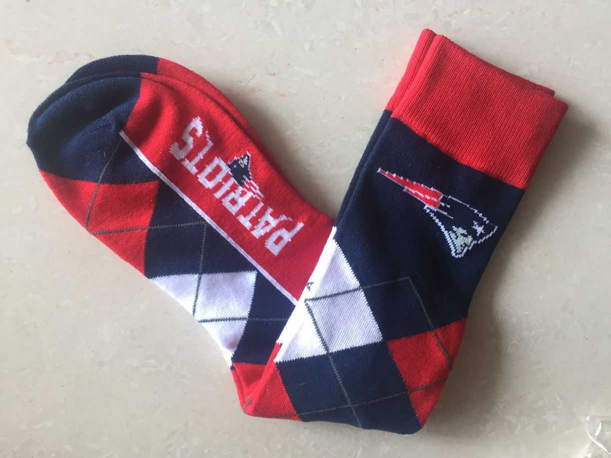 New England Patriots Team Logo NFL Socks