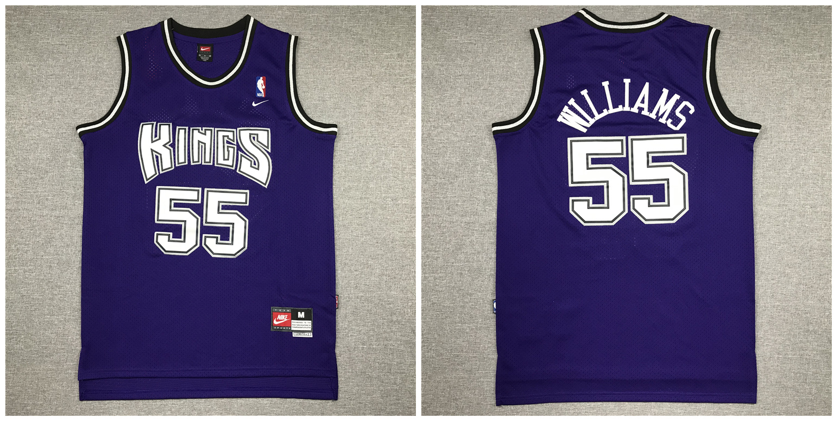 Kings 55 Jason Williams Purple Nike Swingman Jersey