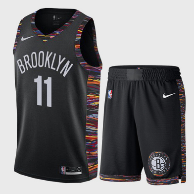 Nets 11 Kyrie Irving White City Edition Nike Swingman Jersey(With Shorts)
