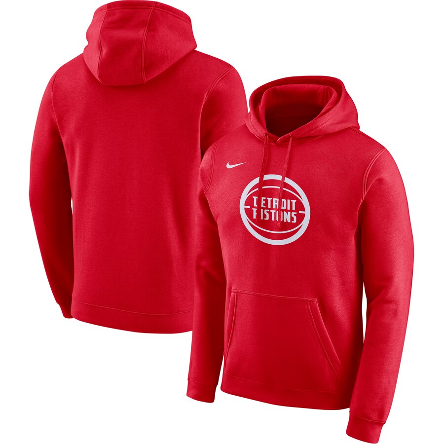 Detroit Pistons Nike 2019-20 City Edition Club Pullover Hoodie Red