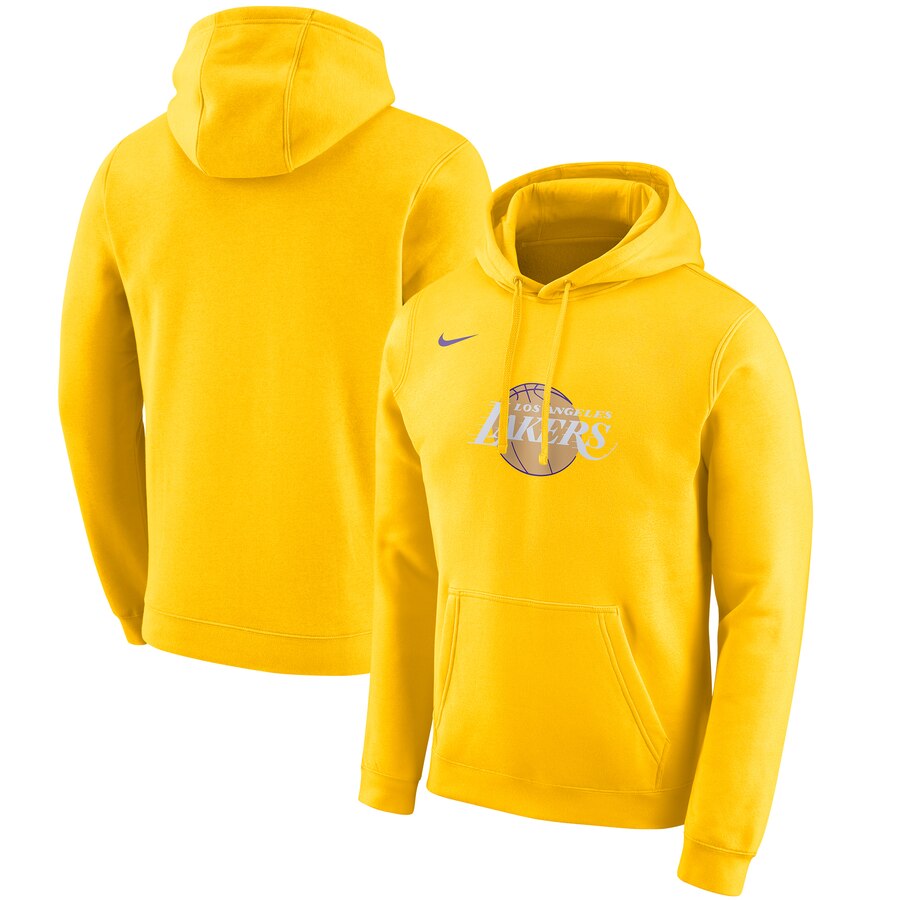 Los Angeles Lakers Nike 2019-20 City Edition Club Pullover Hoodie Gold
