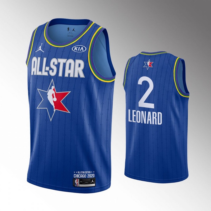 Clippers 2 Kawhi Leonard Blue 2020 NBA All-Star Jordan Brand Swingman Jersey