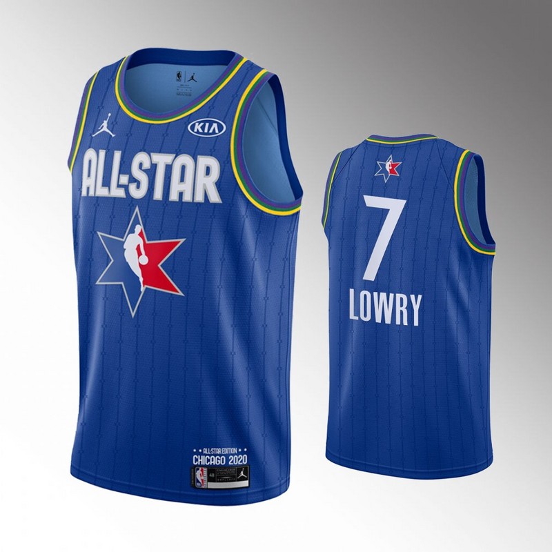 Raptors 7 Kyle Lowry Blue 2020 NBA All-Star Jordan Brand Swingman Jersey