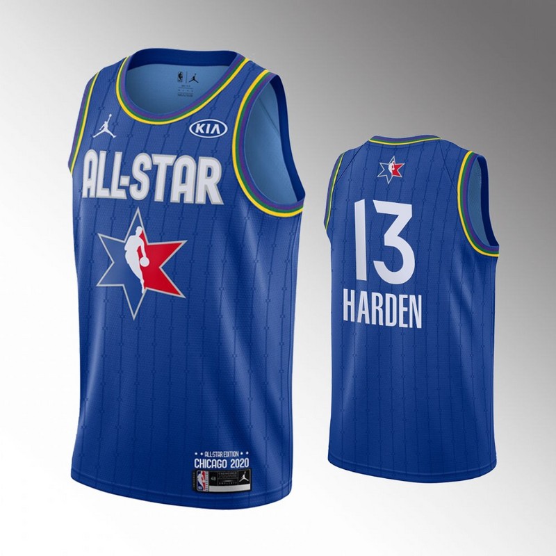 Rockets 13 James Harden Blue 2020 NBA All-Star Jordan Brand Swingman Jersey