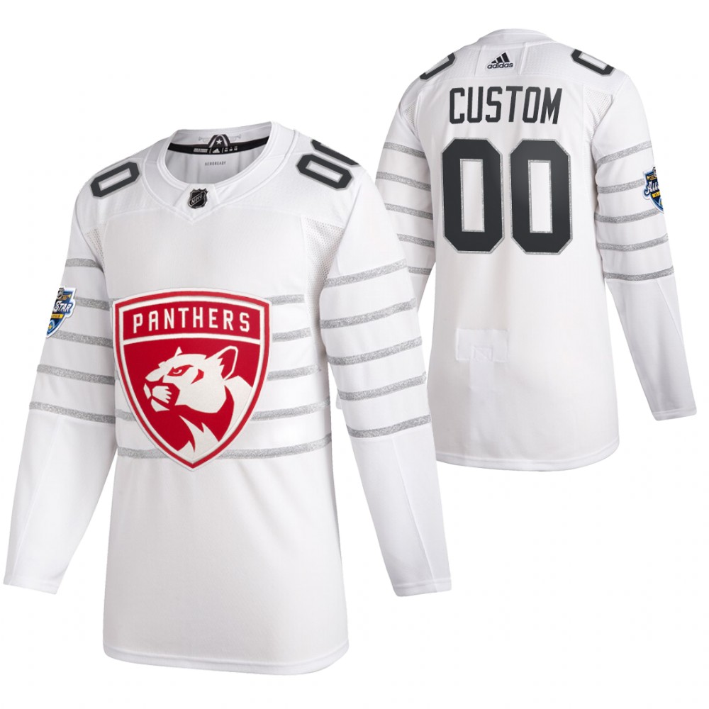 Panthers Customized White 2020 NHL All-Star Game Adidas Jersey