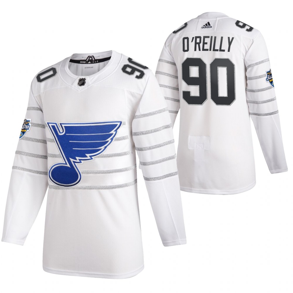 Blues 90 Ryan O'Reilly White 2020 NHL All-Star Game Adidas Jersey