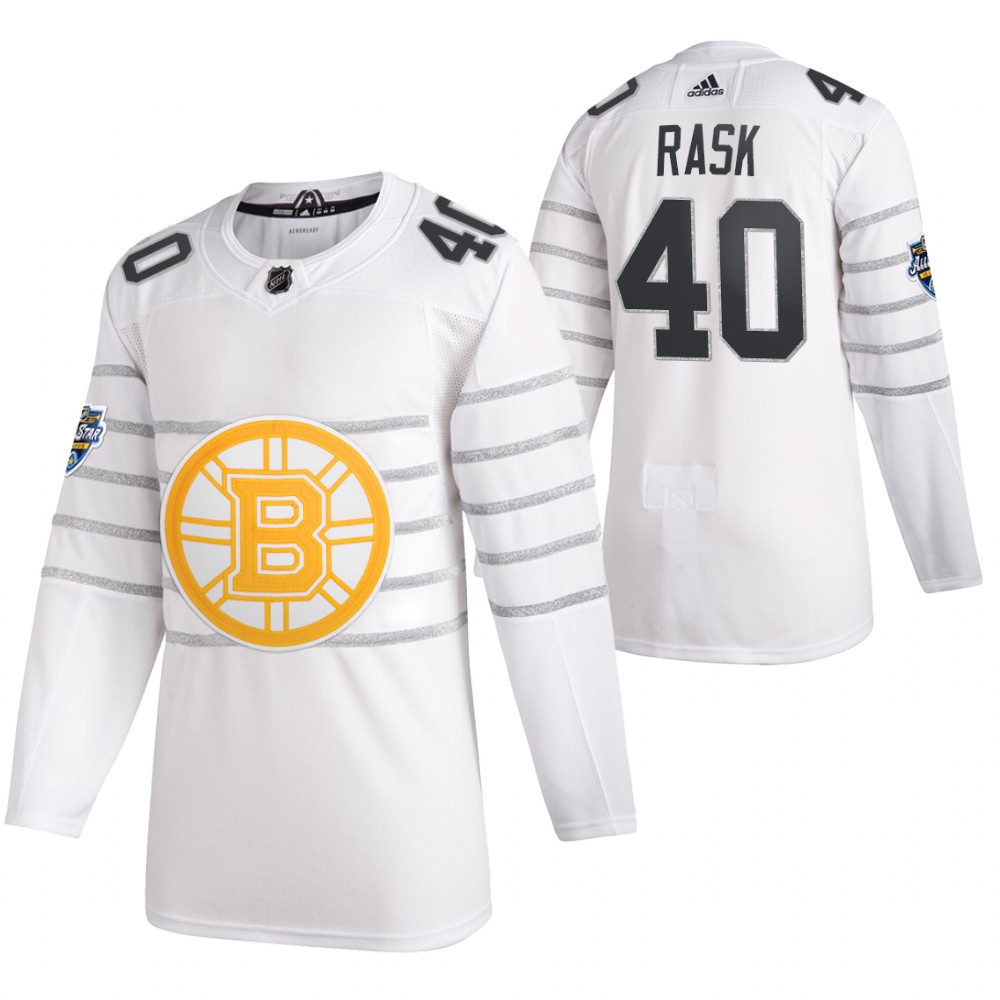 Bruins 40 Tuukka Rask White 2020 NHL All-Star Game Adidas Jersey