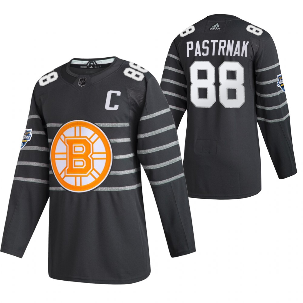 Bruins 88 David Pastrnak Gray 2020 NHL All-Star Game Adidas Jersey