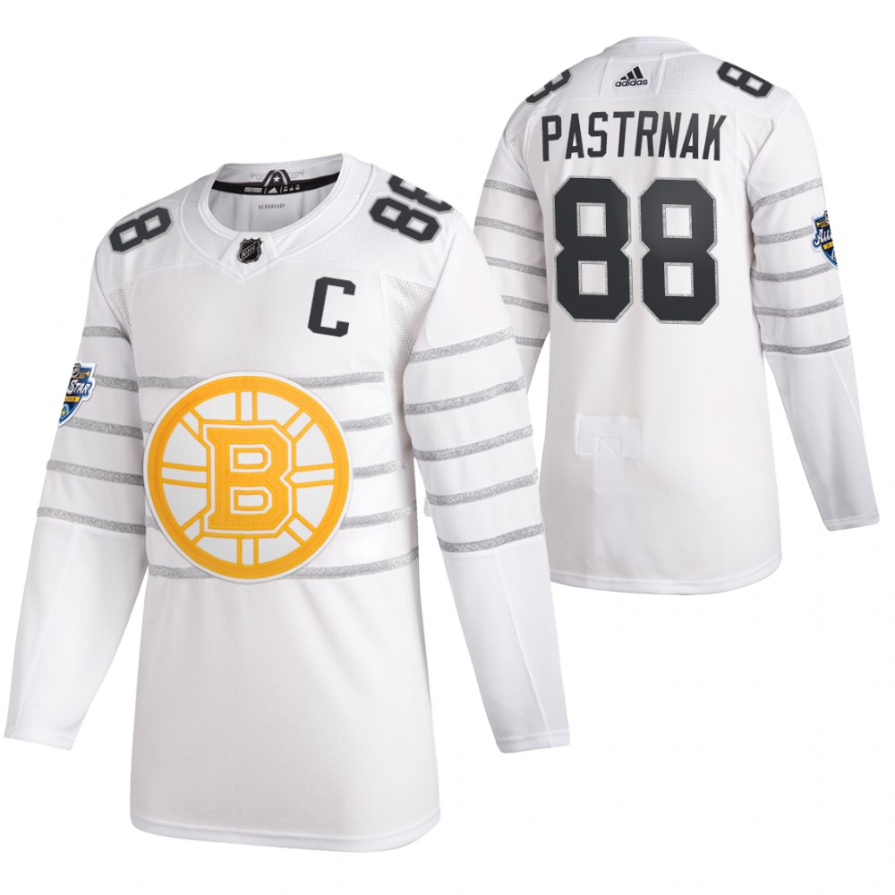 Bruins 88 David Pastrnak White 2020 NHL All-Star Game Adidas Jersey