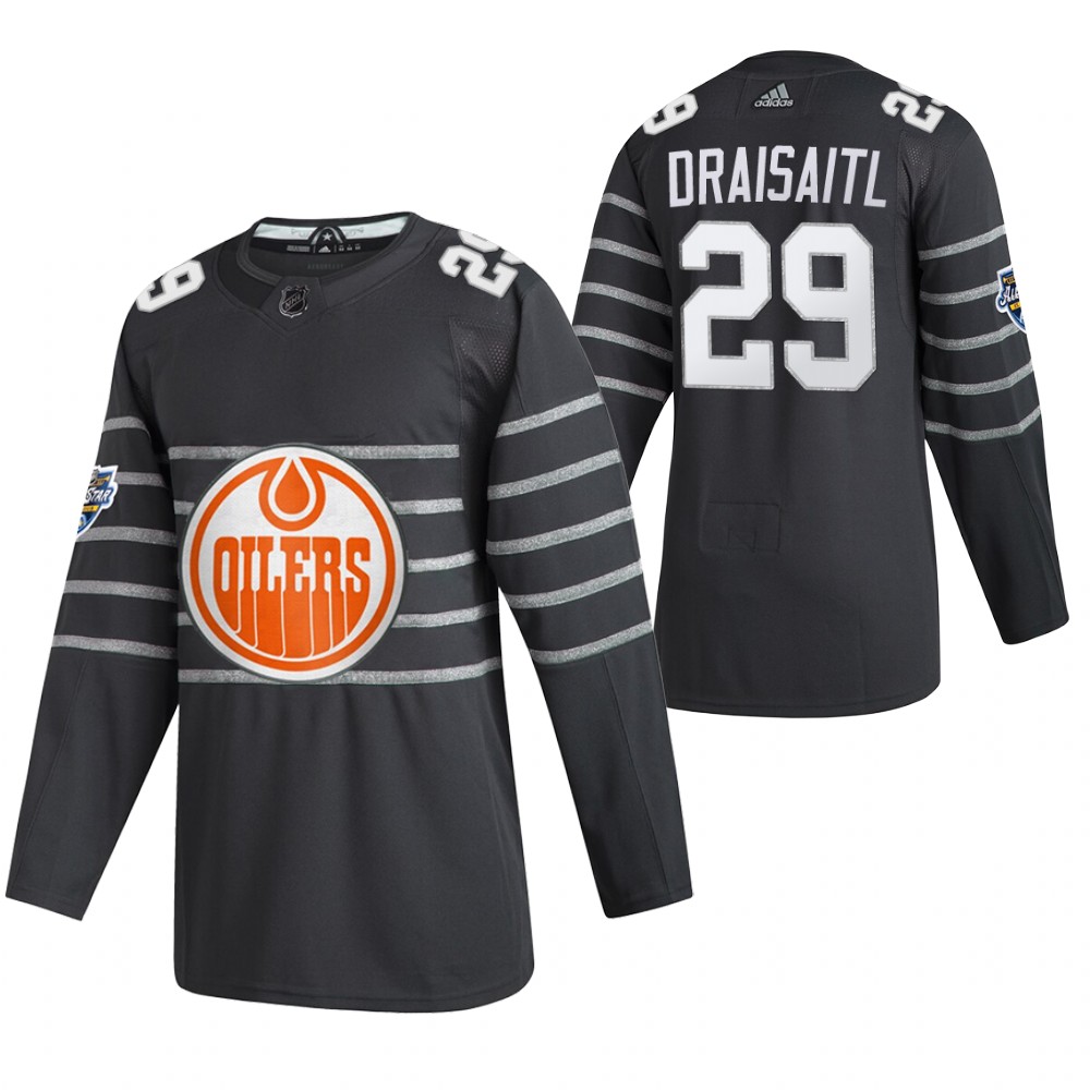 Oilers 29 Leon Draisaitl Gray 2020 NHL All-Star Game Adidas Jersey