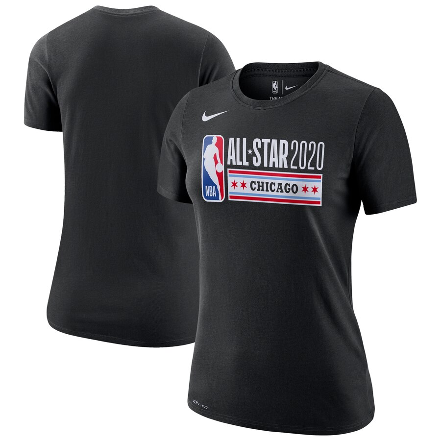 Nike Women's 2020 NBA All-Star Game Primary Logo T-Shirt Black