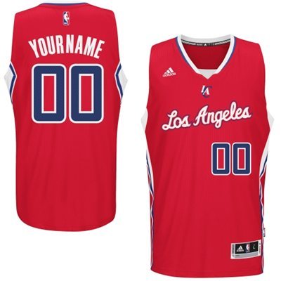 Los Angeles Clippers Red Men's Customize New Rev 30 Jersey