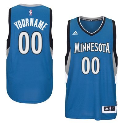 Minnesota Timberwolves Blue Men's Customize New Rev 30 Jersey