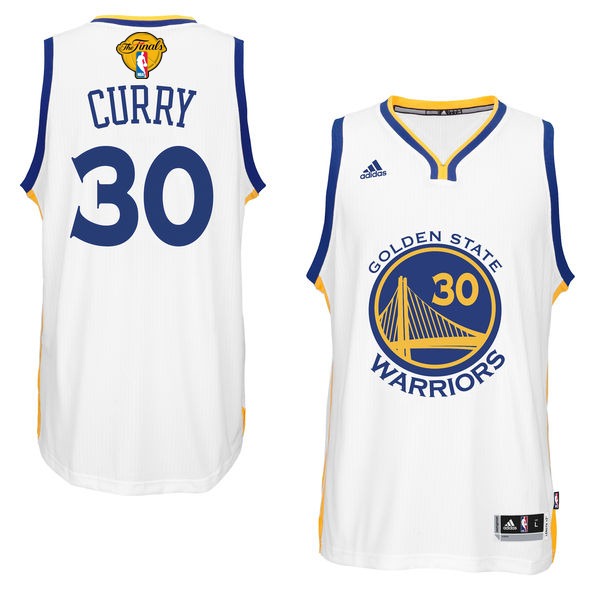 Warriors 30 Stephen Curry White 2016 NBA Finals Swingman Jersey