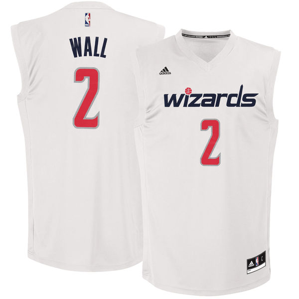 Wizards 2 John Wall White Chase Fashion Replica Jersey