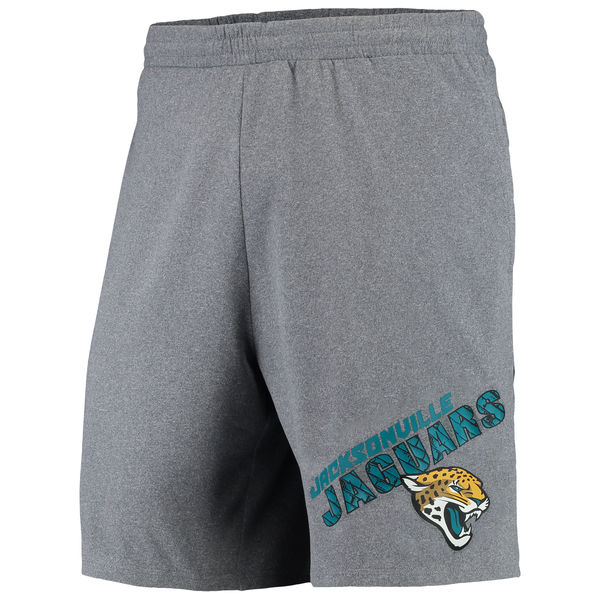 Jacksonville Jaguars Concepts Sport Tactic Lounge Shorts Heathered Gray