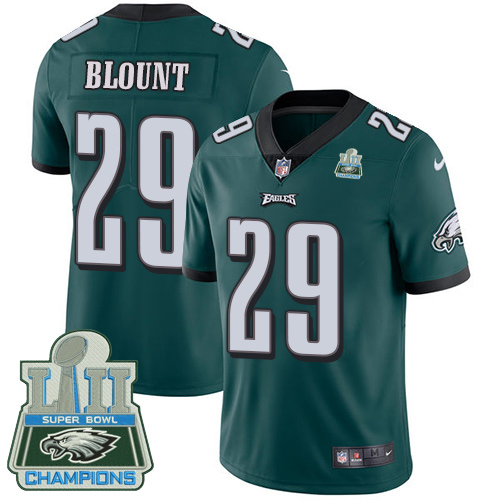 Nike Eagles 29 LeGarrette Blount Green 2018 Super Bowl Champions Youth Vapor Untouchable Player Limited Jersey