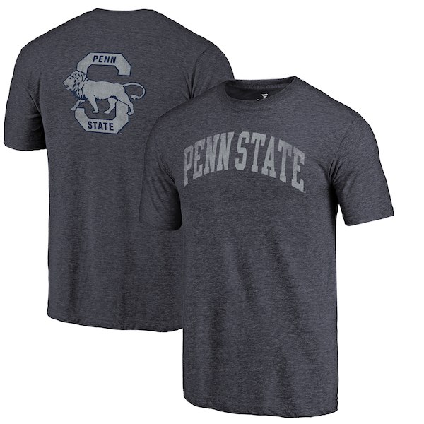 Penn State Nittany Lions Fanatics Branded Heathered Navy Vault Two Hit Arch T-Shirt