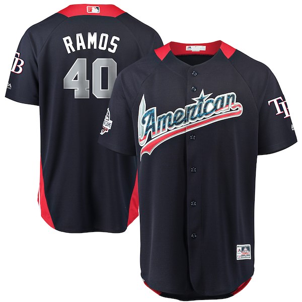 American League 40 Wilson Ramos Navy 2018 MLB All-Star Game Home Run Derby Jersey