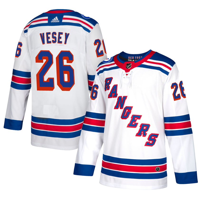 Rangers 26 Jimmy Vesey White Adidas Jersey
