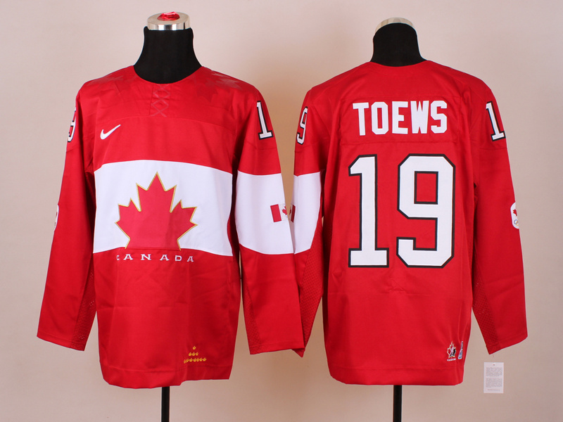 Canada 19 Toews Red 2014 Olympics Jerseys
