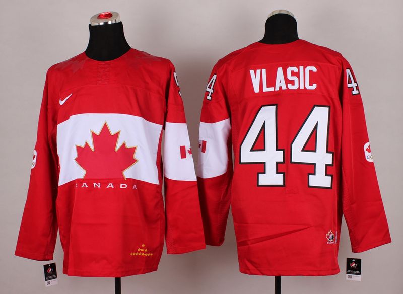Canada 44 Vlasic Red 2014 Olympics Jerseys