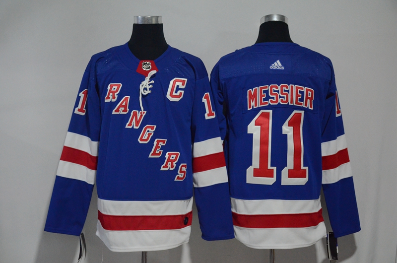 Rangers 11 Mark Messier Blue Adidas Jersey
