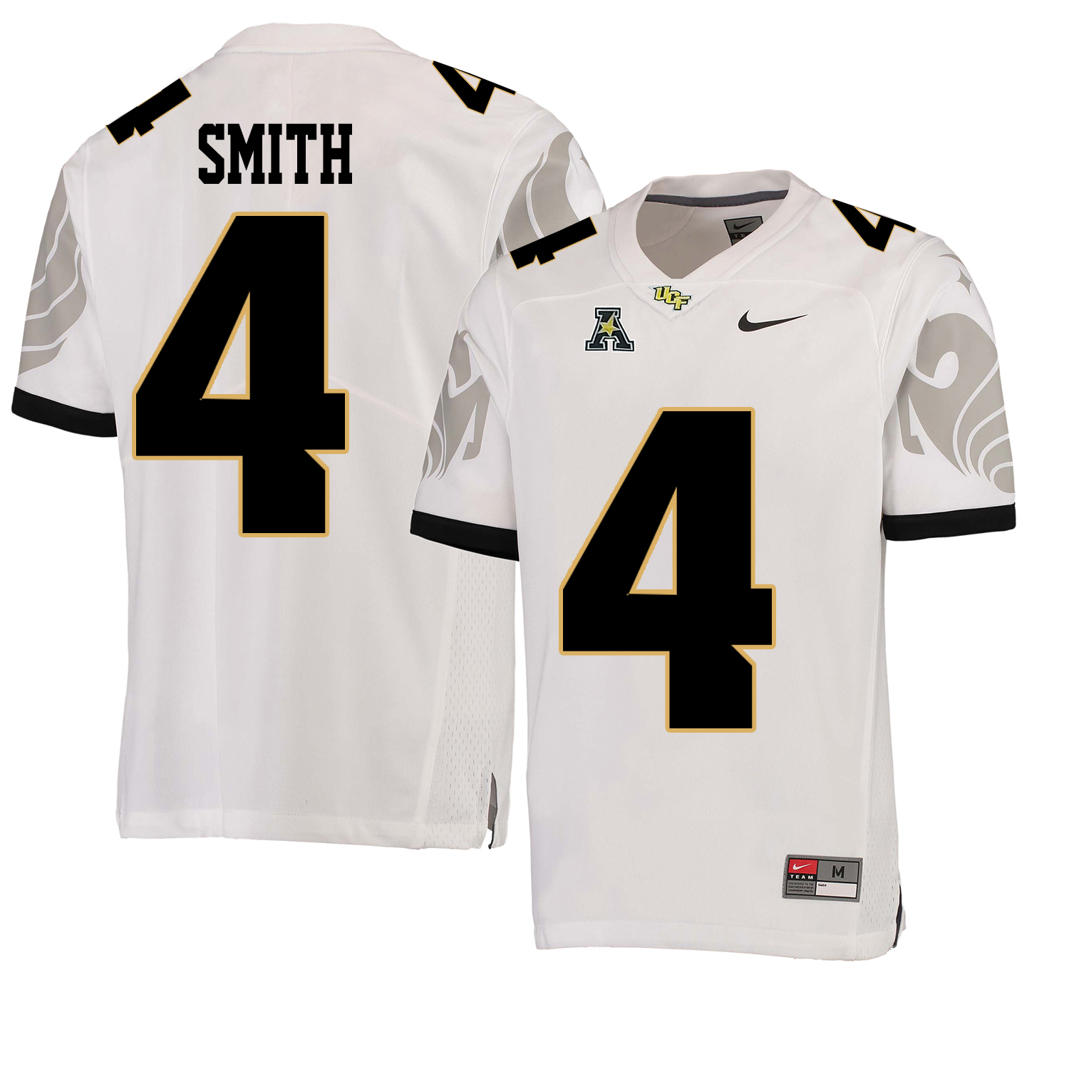 UCF Knights 4 Tre'Quan Smith White College Football Jersey