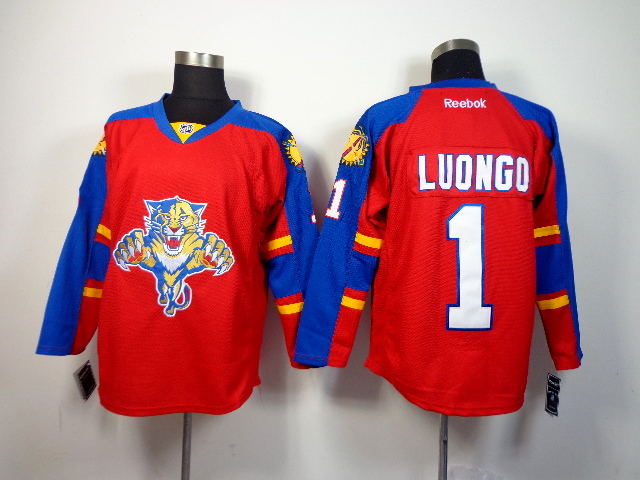 Panthers 1 Luongo Red Jerseys